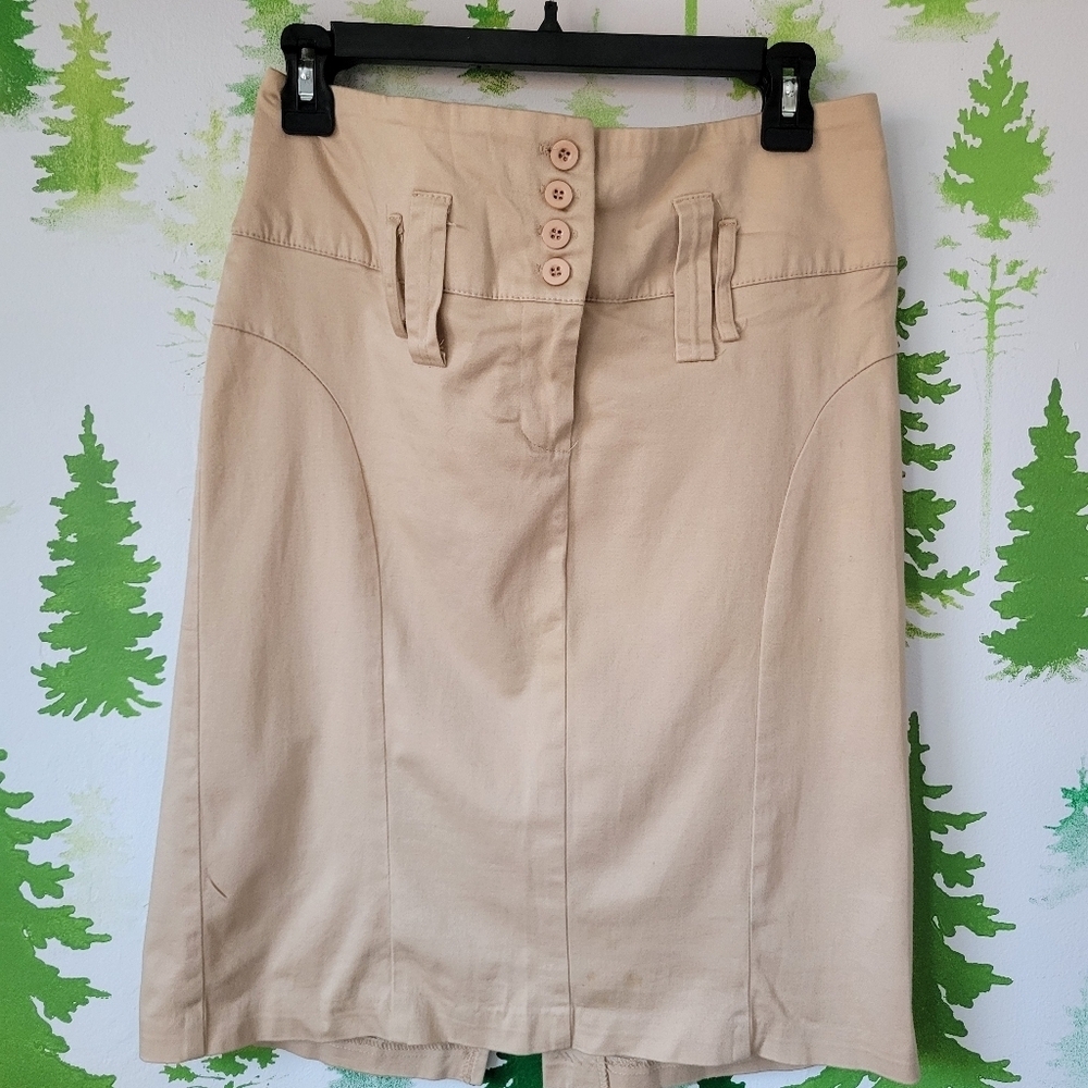Lola Khaki Long Skirt.